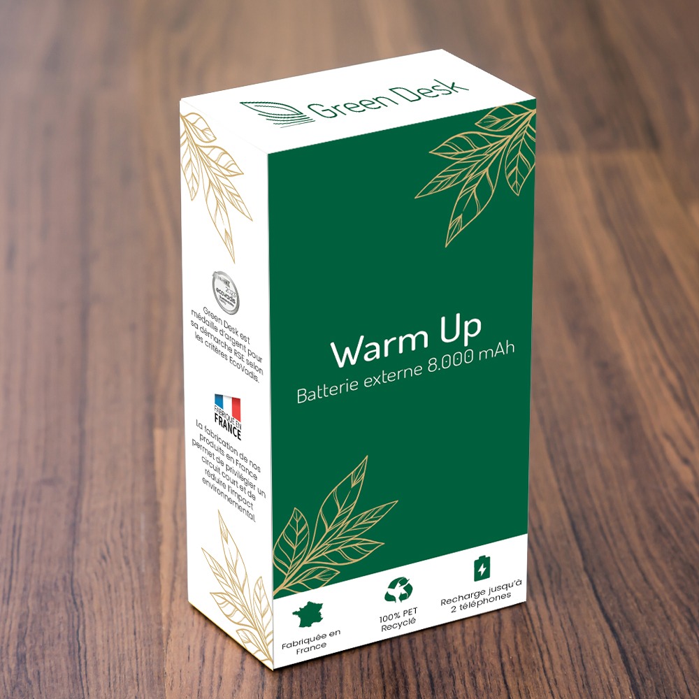 Batterie externe Warm Up - Powerbank 8000 mAh - vue 6