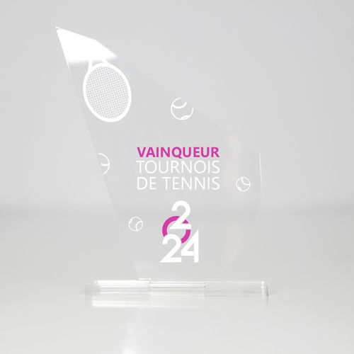 Trophée en plexiglas PICS - France