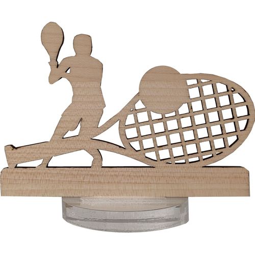 Trophée en bois SPORT bi-matière 10cm - France