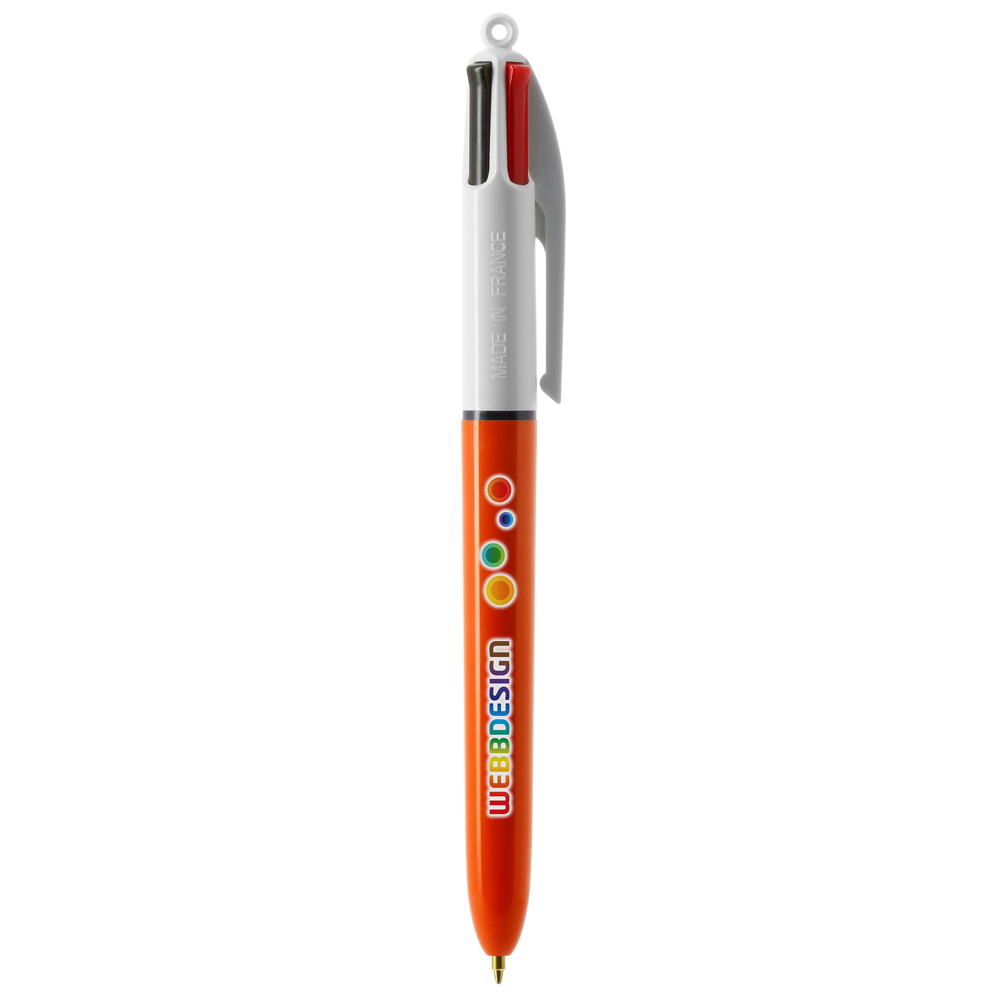 Stylo BIC® 4 Couleurs Fine bille personnalisable