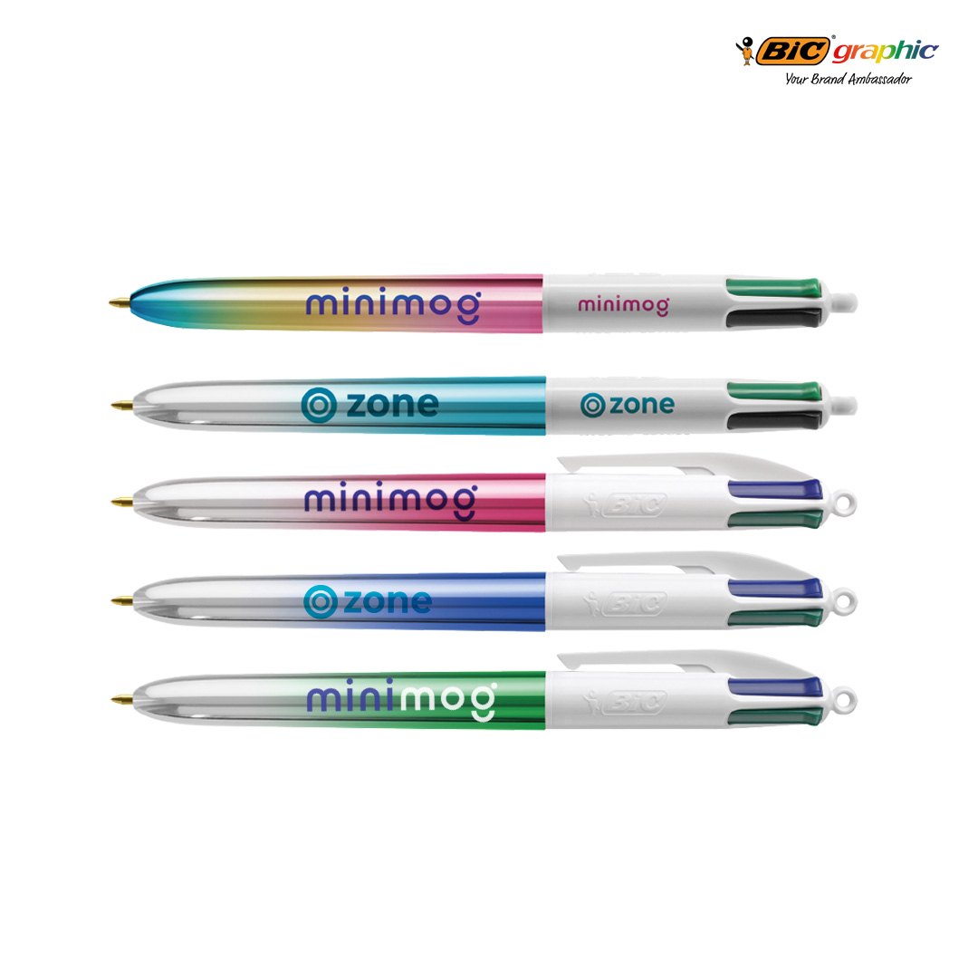 Stylo BIC® 4 Couleurs® Gradient personnalisable