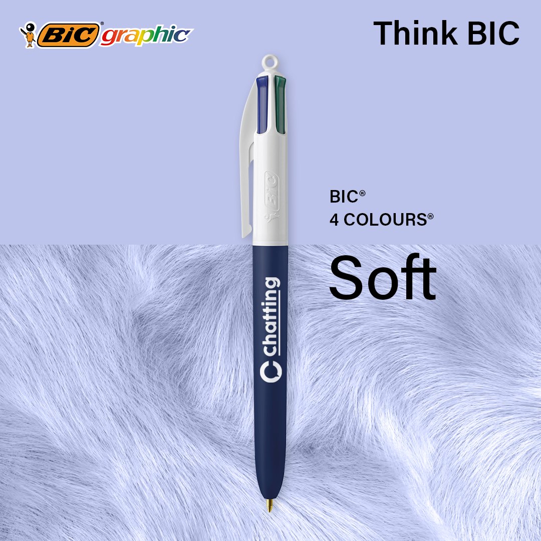 Stylo BIC® 4 Couleurs Soft personnalisable