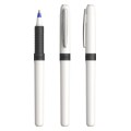 Blanc - Chrome - encre bleue