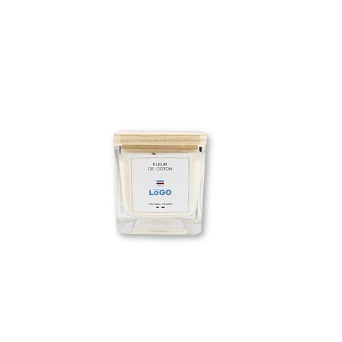 Bougie végétale GRASSE Carré 85g - France personnalisable - vue principale