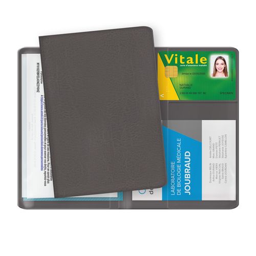 Pochette santé PVC imit° cuir