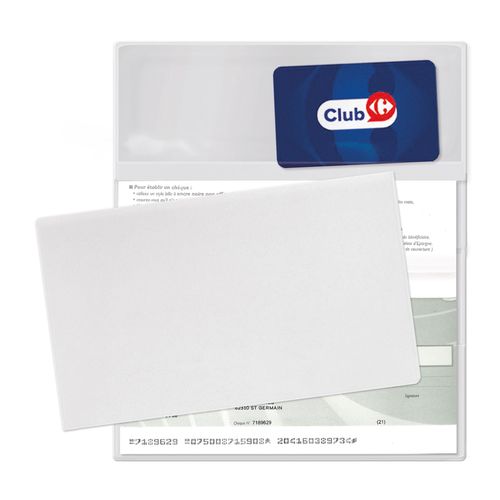 Porte-chequier PVC standard