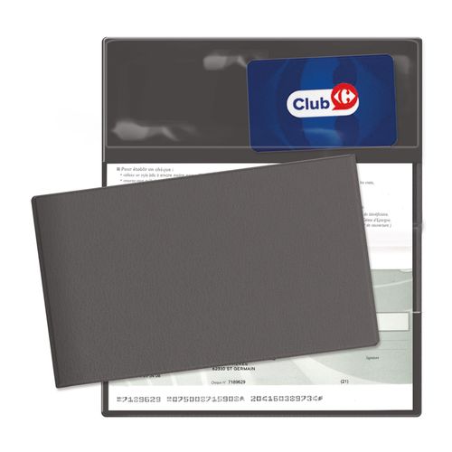 Porte-chequier PVC imita° cuir