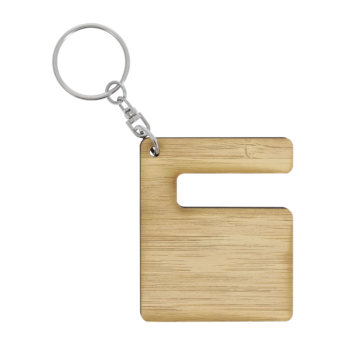 Porte-cle support téléphone bambou