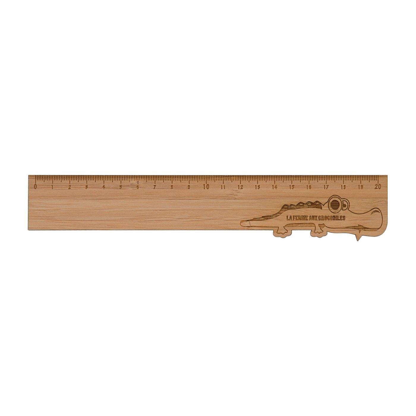 Règle bambou 20cm à la forme