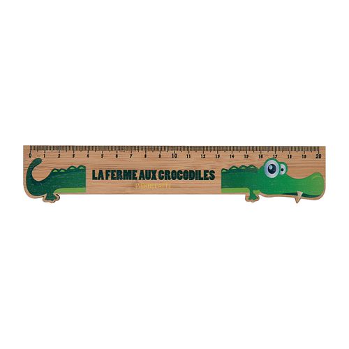 Règle bambou 20cm à la forme