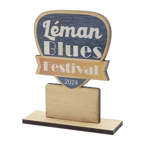 Trophee+socle bambou 10x15cm