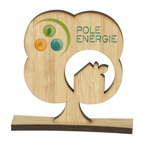 Trophee+socle bambou 8x10cm