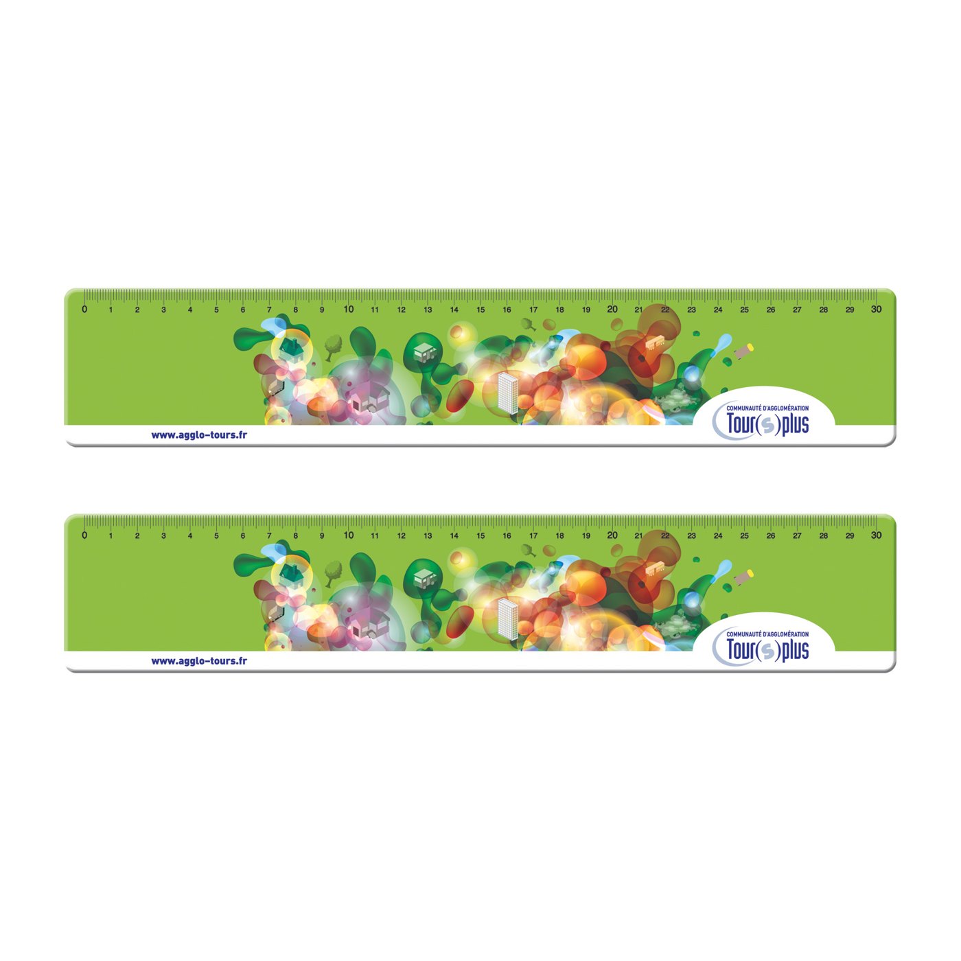 Règle semi-rigide PVC 30cm