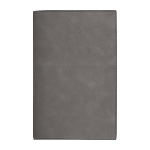 Porte-carte grise PVC velours personnalisable - vue principale