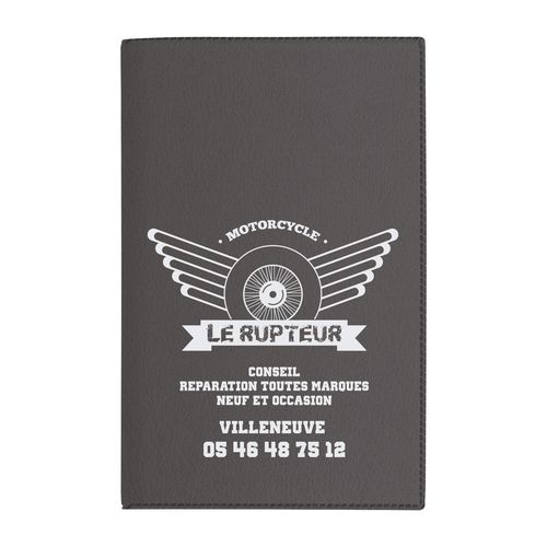 Porte-carte grise imitation cuir