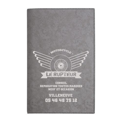 Porte-carte grise marbre