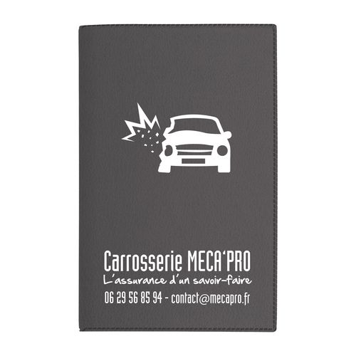 Porte-carte grise imitation cuir