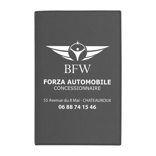 Porte-carte grise imitation cuir