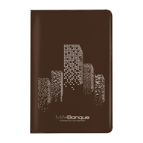 Étui 2 cartes PVC gomme verni