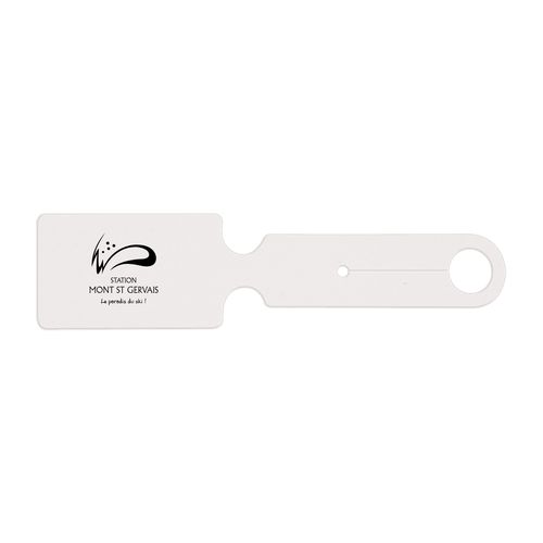Étiquette bagage PVC mat