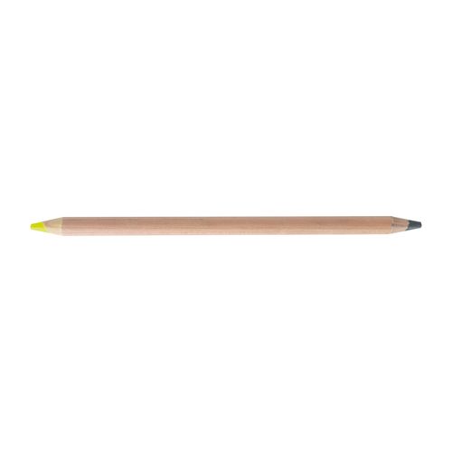 Crayon 1 mine graphite/1 fluo personnalisable - vue principale