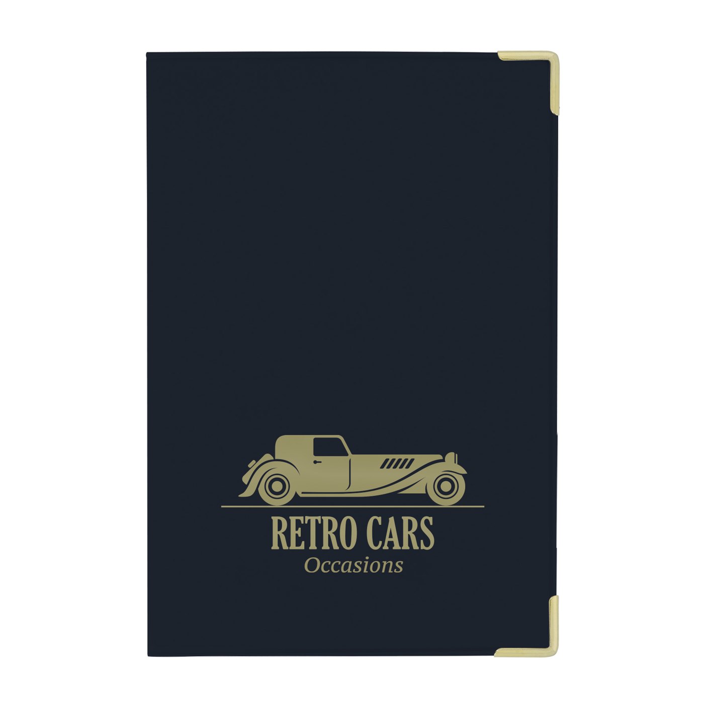Porte-carte grise mat personnalisable - vue principale