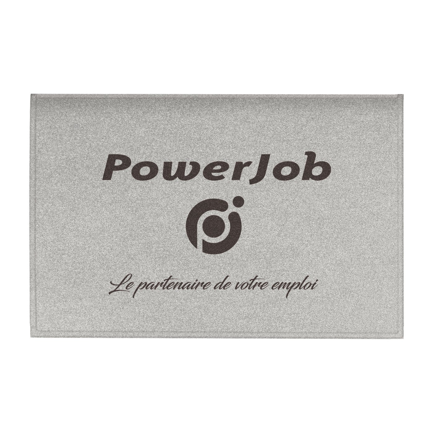Étui 2 cartes PVC métallisé personnalisable - vue principale