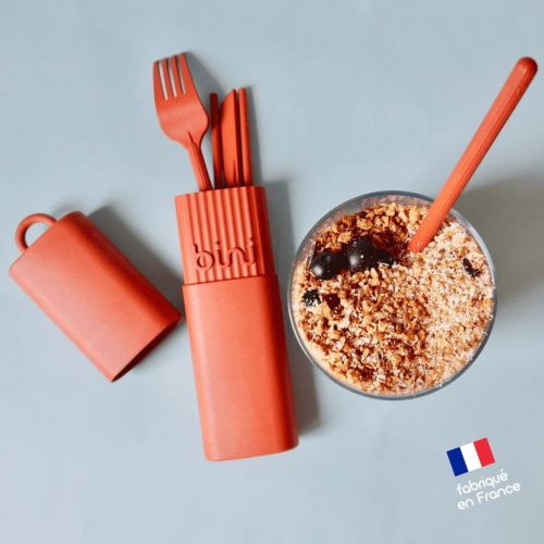 Kit couverts réutilisables personnalisable