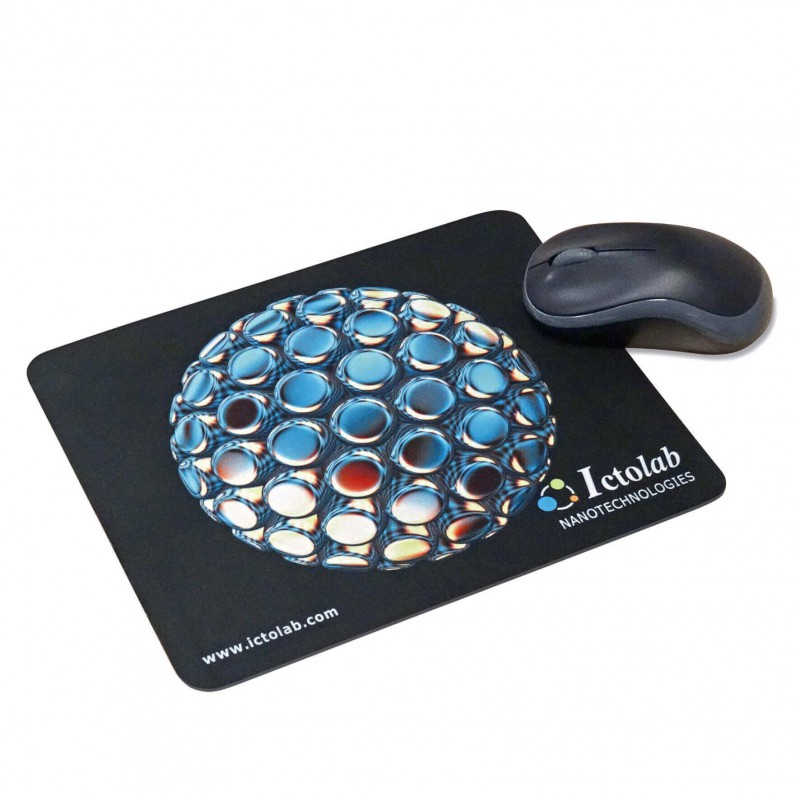 Tapis de souris 2 en 1 en microfibre 180x220mm personnalisable