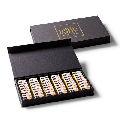 Coffret Tentation 48 carrés de chocolat personnalisable - vue principale