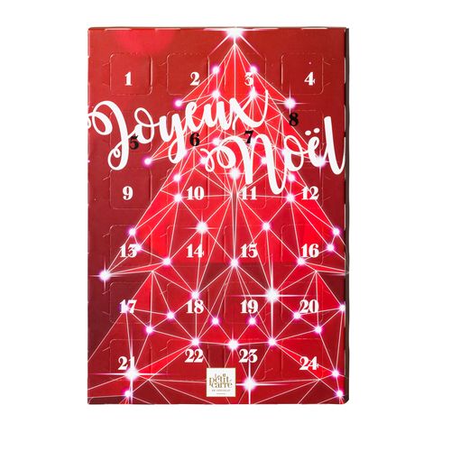 Calendrier de l'Avent chocolat au lait Basic 60 personnalisable - vue principale