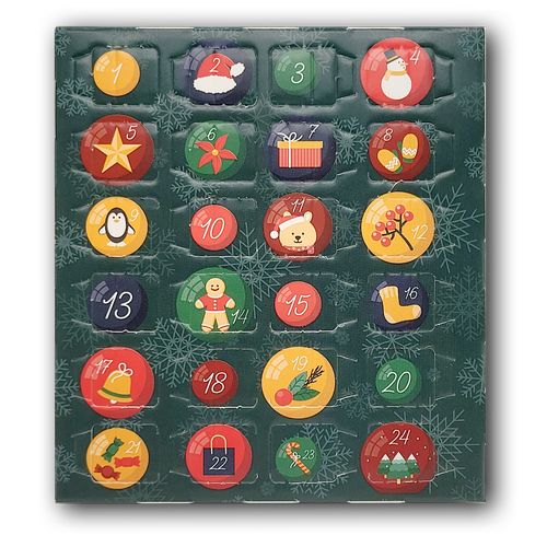 Calendrier Bille Chocolat Cœur Céréales Petit Format (12x14cm) LPCC personnalisable - vue principale