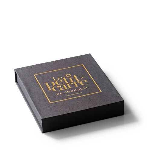 Coffret Dégustation personnalisé 24 carrés de chocolat personnalisés