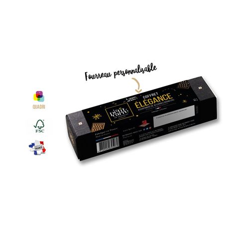 Coffret Elégance 16 carrés de chocolat