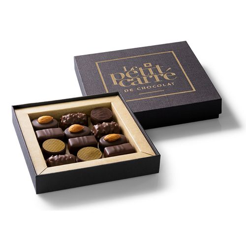 Coffret Douceur 12 bonbons de chocolats personnalisable - vue principale