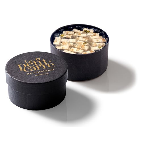 Coffret Harmonie personnalisé 20 nougats emballés individuellement personnalisable - vue principale
