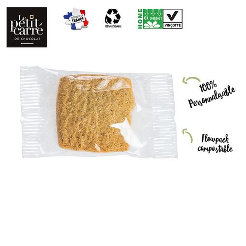 Sablé Nature en sachet individuel personnalisé