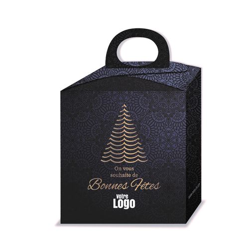 Moulage Bonhomme de Neige 50g Noir 70% Bio
