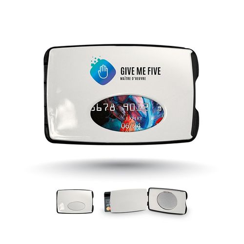 Protège carte avec miroir personnalisable - vue principale