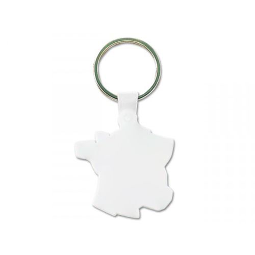 Porte clés plastique souple forme anneau 25mm