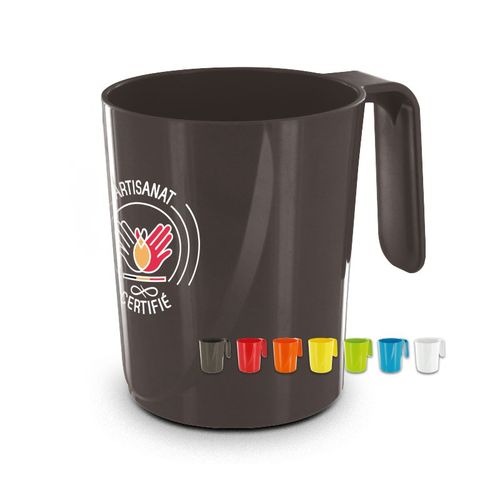Mug plastique ABS 35cl ras bord