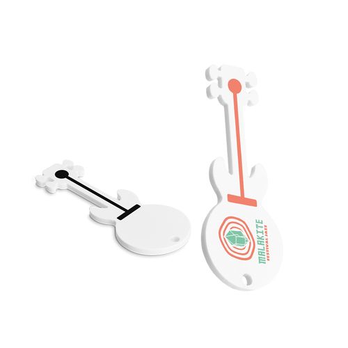 Jeton plastique ABS forme guitare