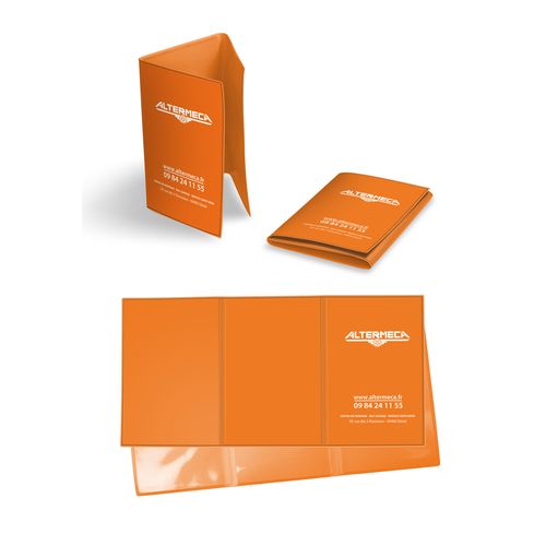 Porte carte grise 3 volets