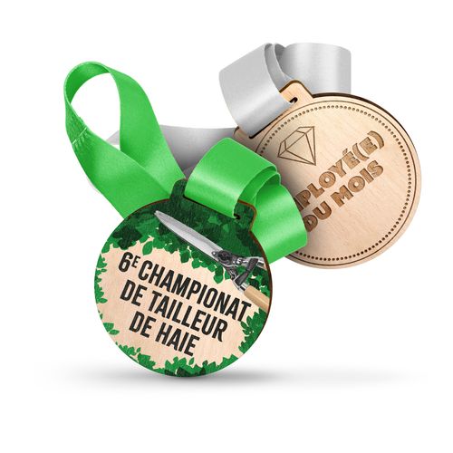 Médaille bois 80mm