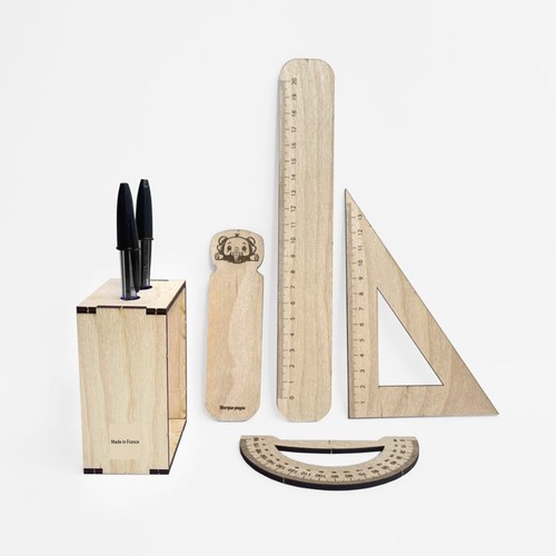 Kit scolaire en bois