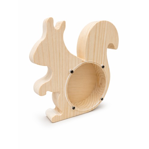 Tirelire en bois