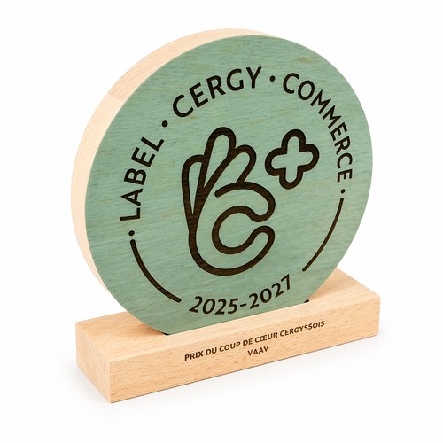 Trophée cercle en bois