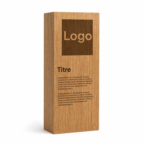 Trophée en bois sur mesure