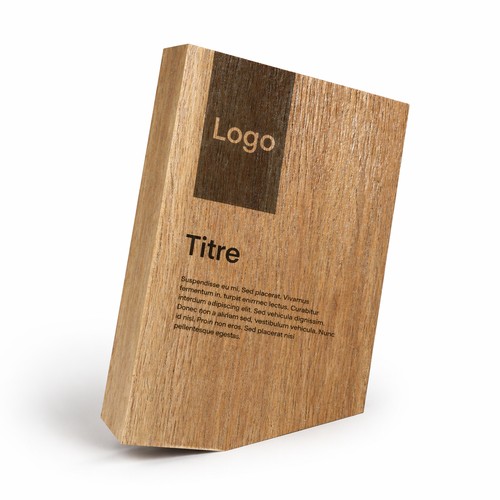 Trophée en bois sur mesure