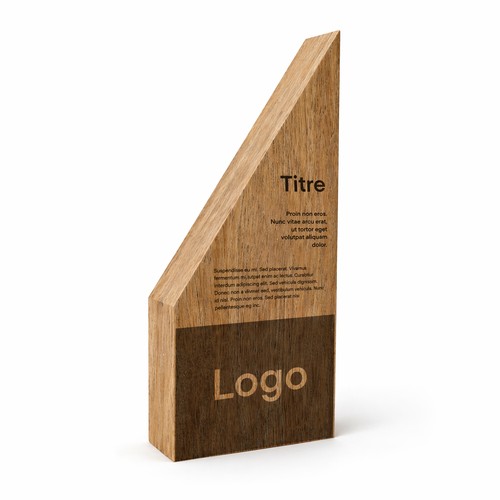 Trophée en bois sur mesure